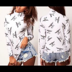 BOY-London white turtleneck